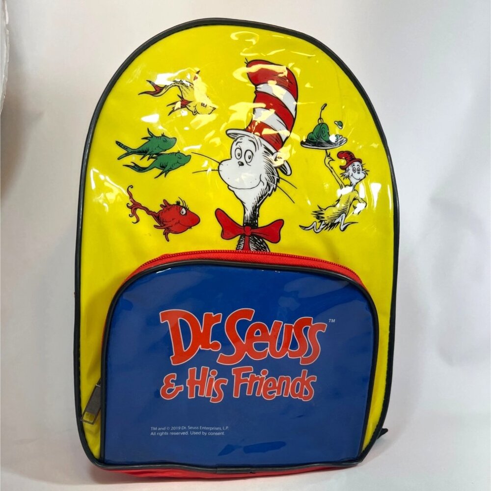Vintage Dr Seuss backpack Kids Cartoon Backpack